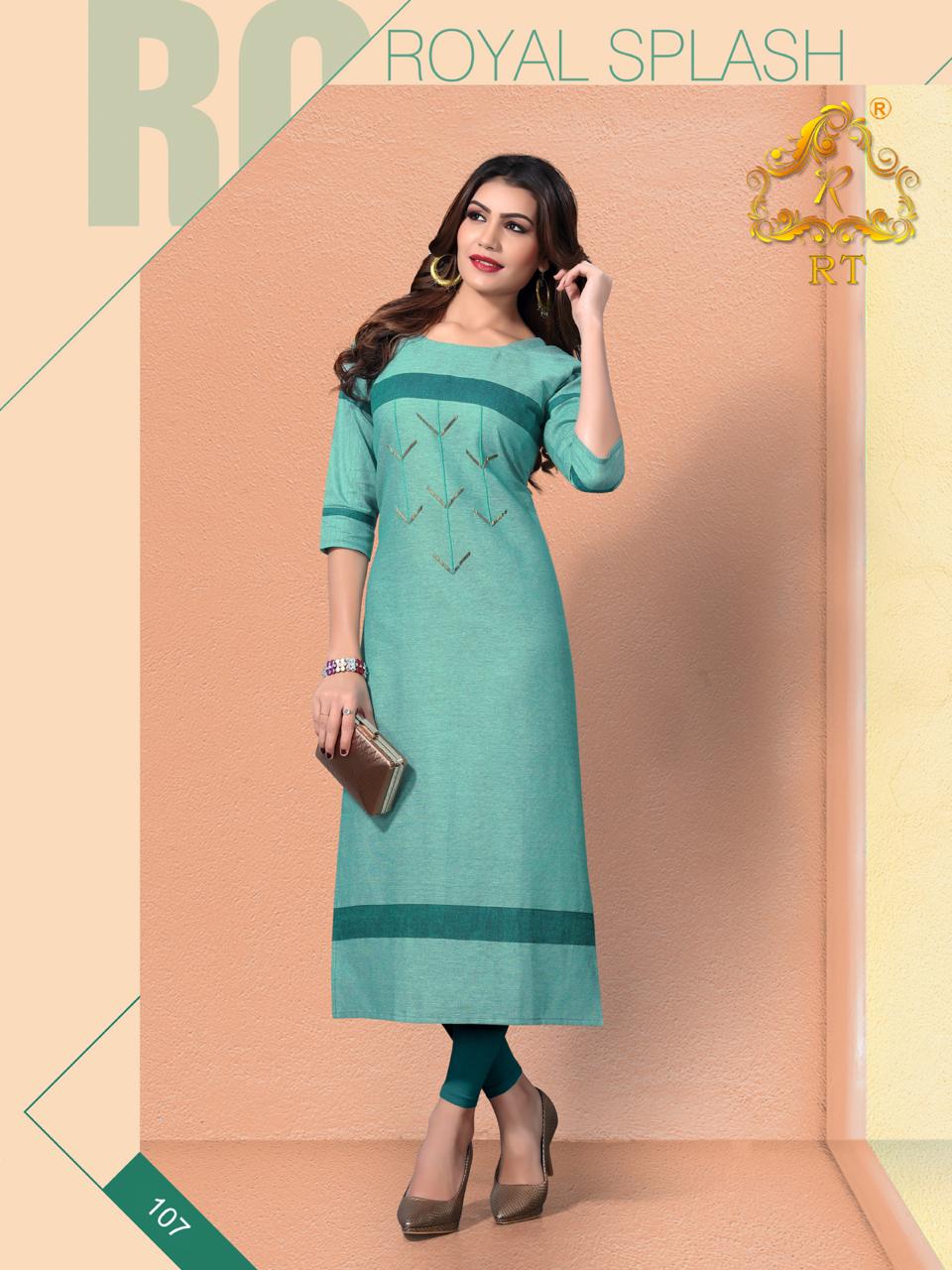 Handicraft Rijiya Trends Designer Kurti Catalogue