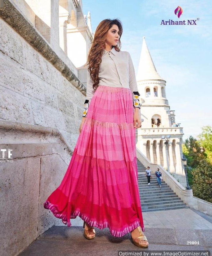 Party wear long on sale skirt with kurti