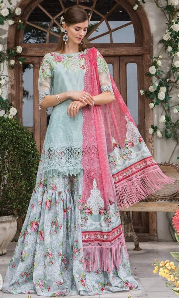 Mariab By  Lawn Designer Pakistani Salwar Suits Collection
