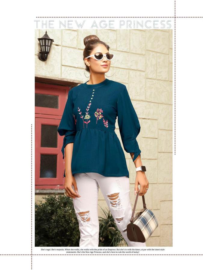 Memsaab By Fab Western Short Top Collection