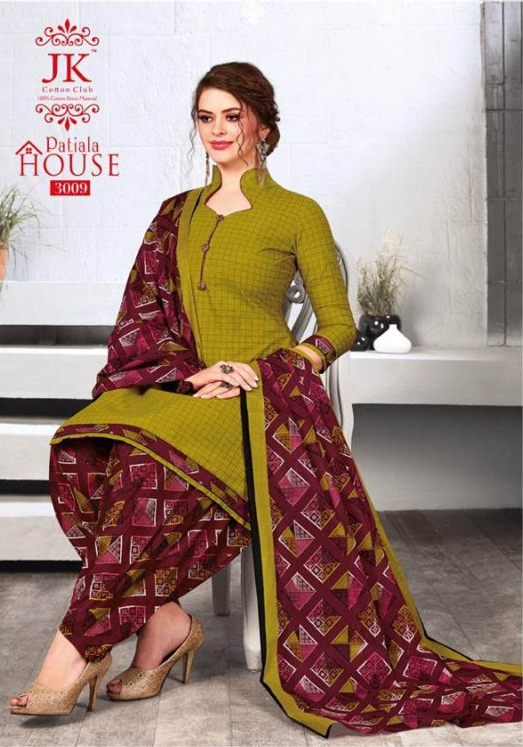 Jk Present Patiyala House Vol 3 Cotton Dress Collection