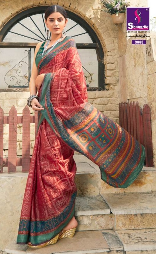 Shangrila Present Fionaa Brasso Sarees Catalogue