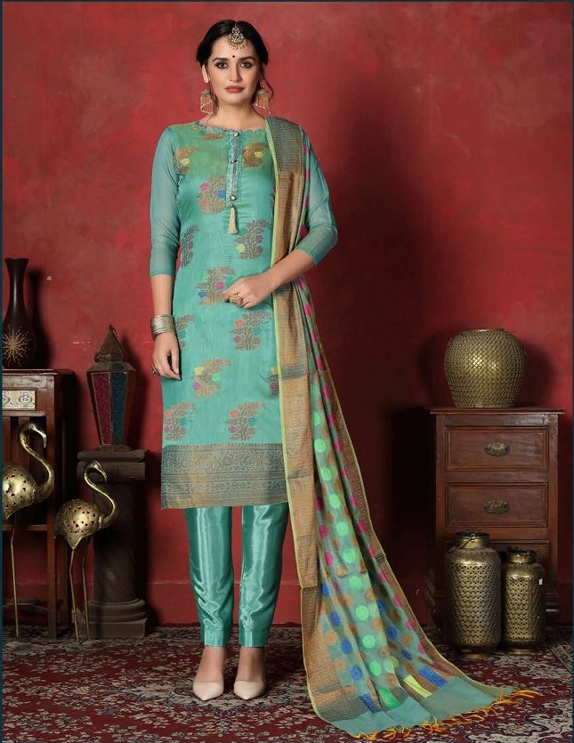 Dwija Presents Pankhuri Collection Of Heavy Silk Dress Materials