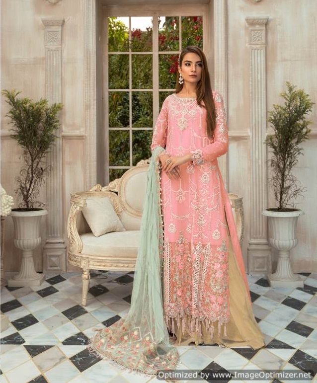 Kaara Presents Maria B Mbroidered Colour Collection Of Glamorous Embroidered Pakistani Suits