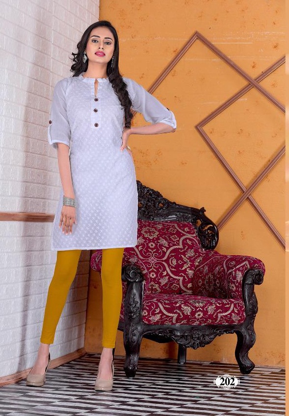 Chikan short outlet kurtis