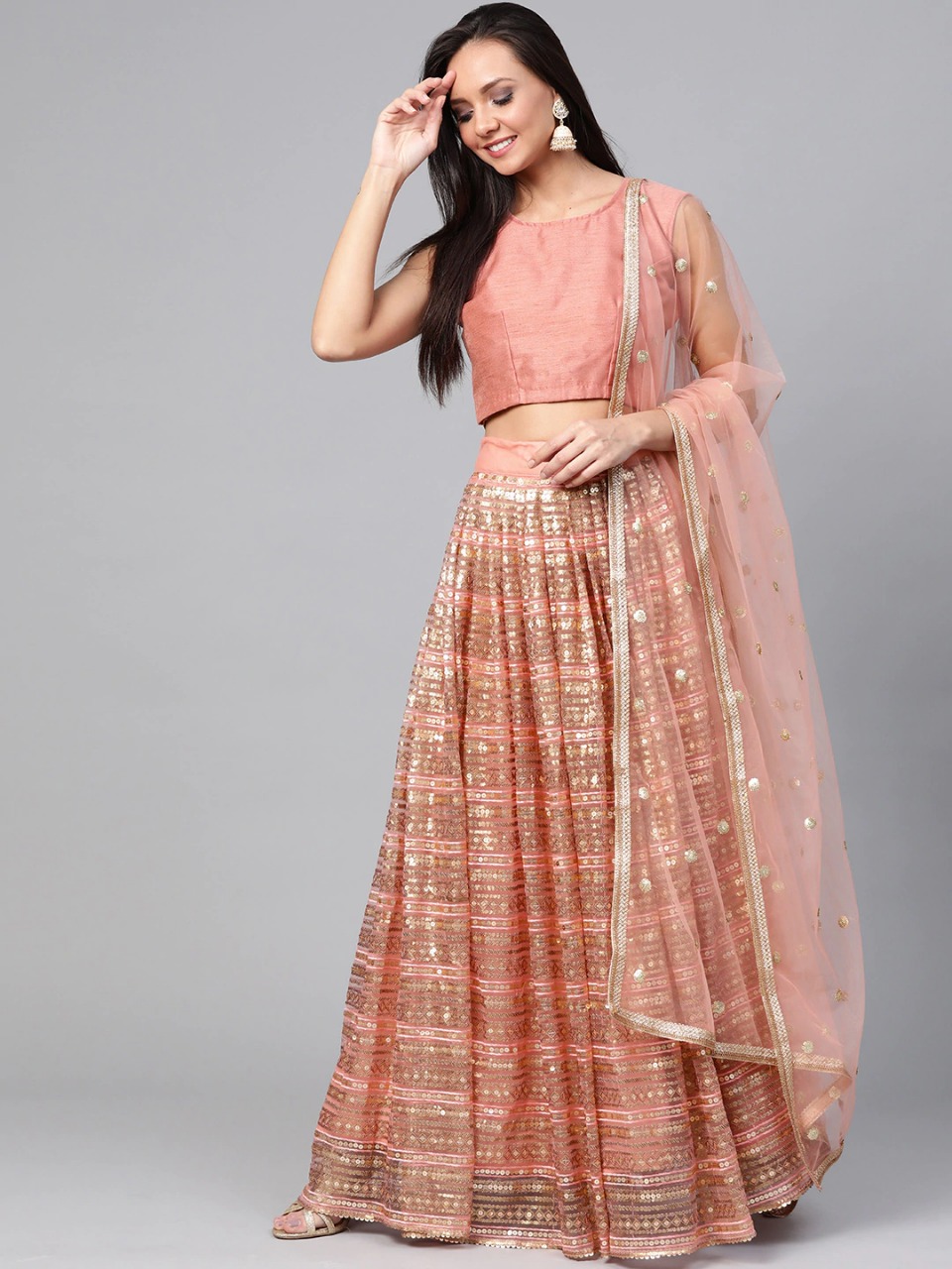 Lehenga Peach – Shramdaan