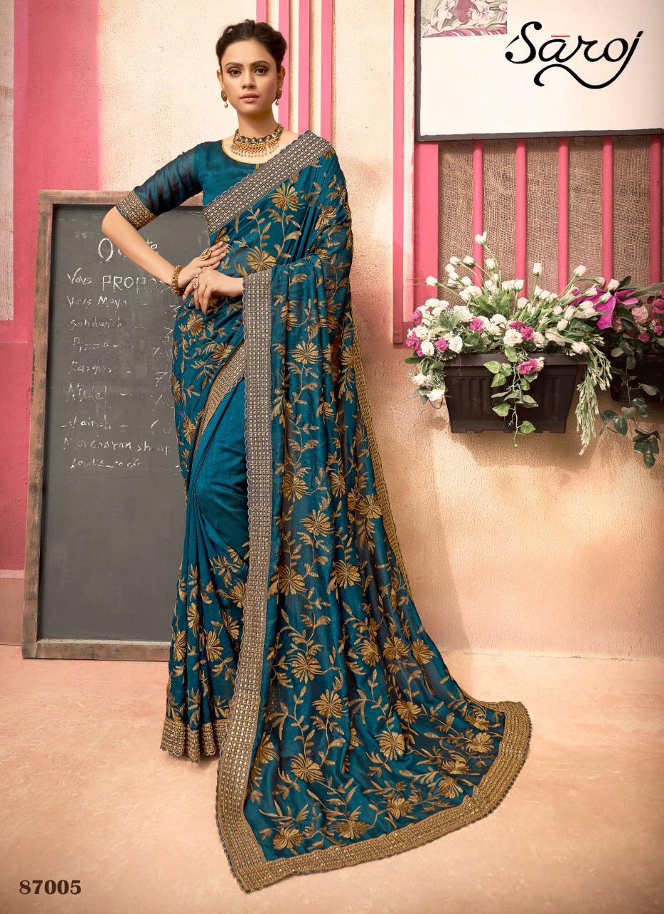 amoha trendz new design no 101918 designer ready made saree collection