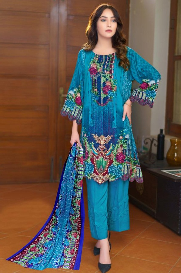 Sapphire Lawn Karachi Dress Materials