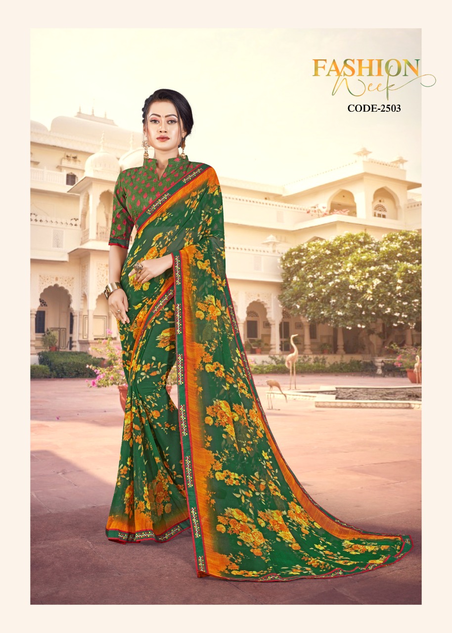 Kajol by inder silk casual wear saree wholesaler in surat