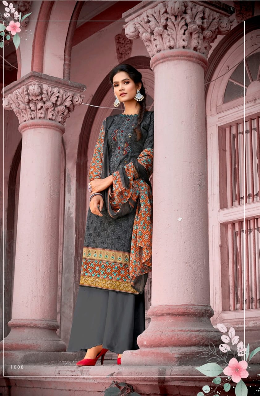 Kesariya Presents  Heer Digital Printed Cotton Dress Materials Collection