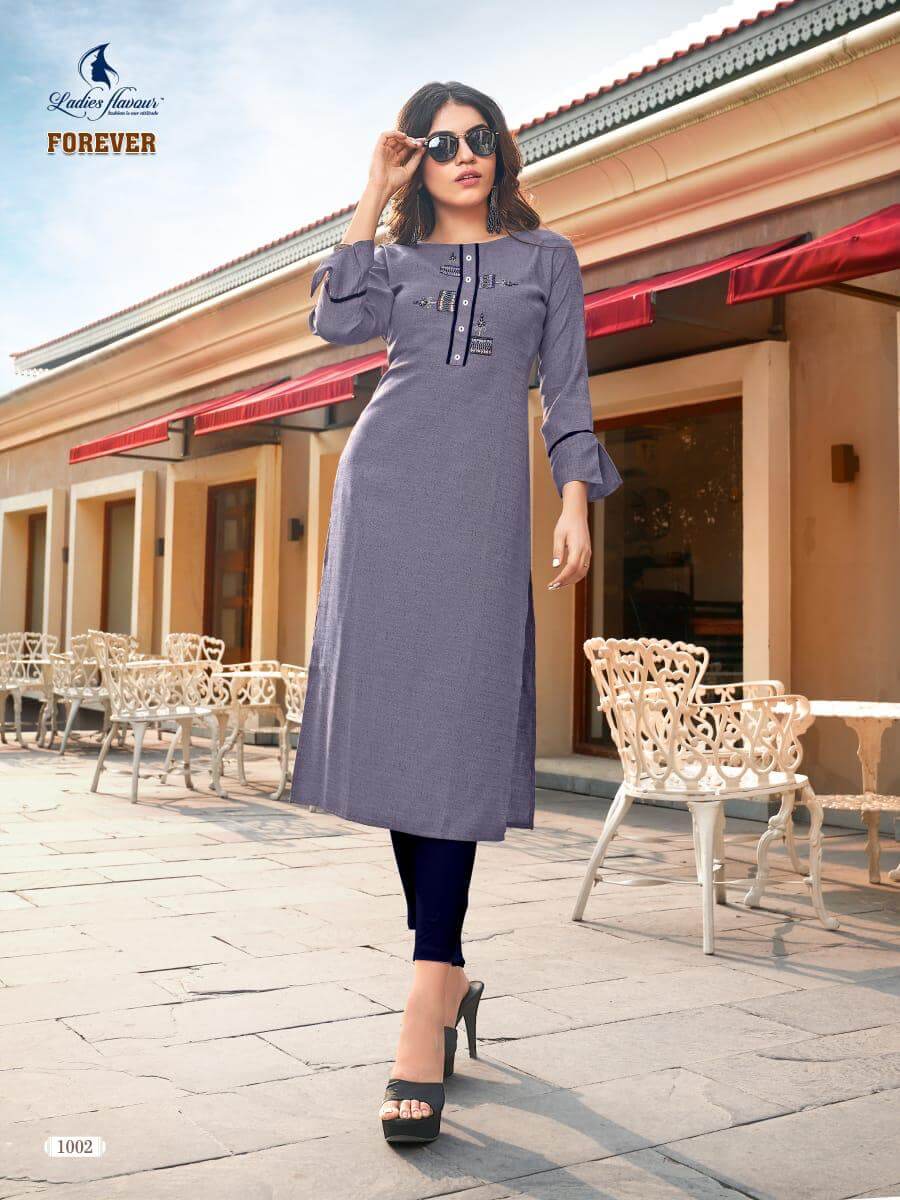 Ladies Flavour Presents Forever Designer Kurtis Collection