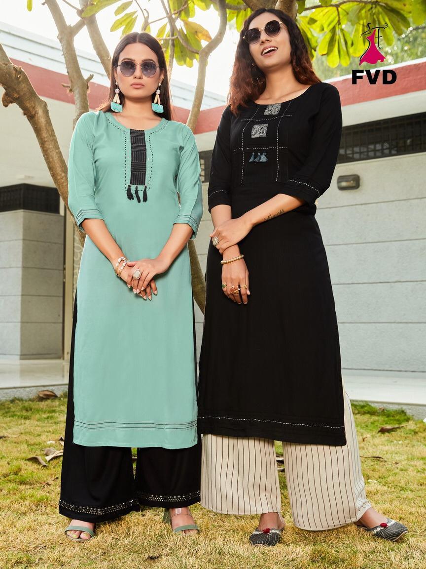 Fvd Launching Begum Vol 1 Kurti With Bottom Collection