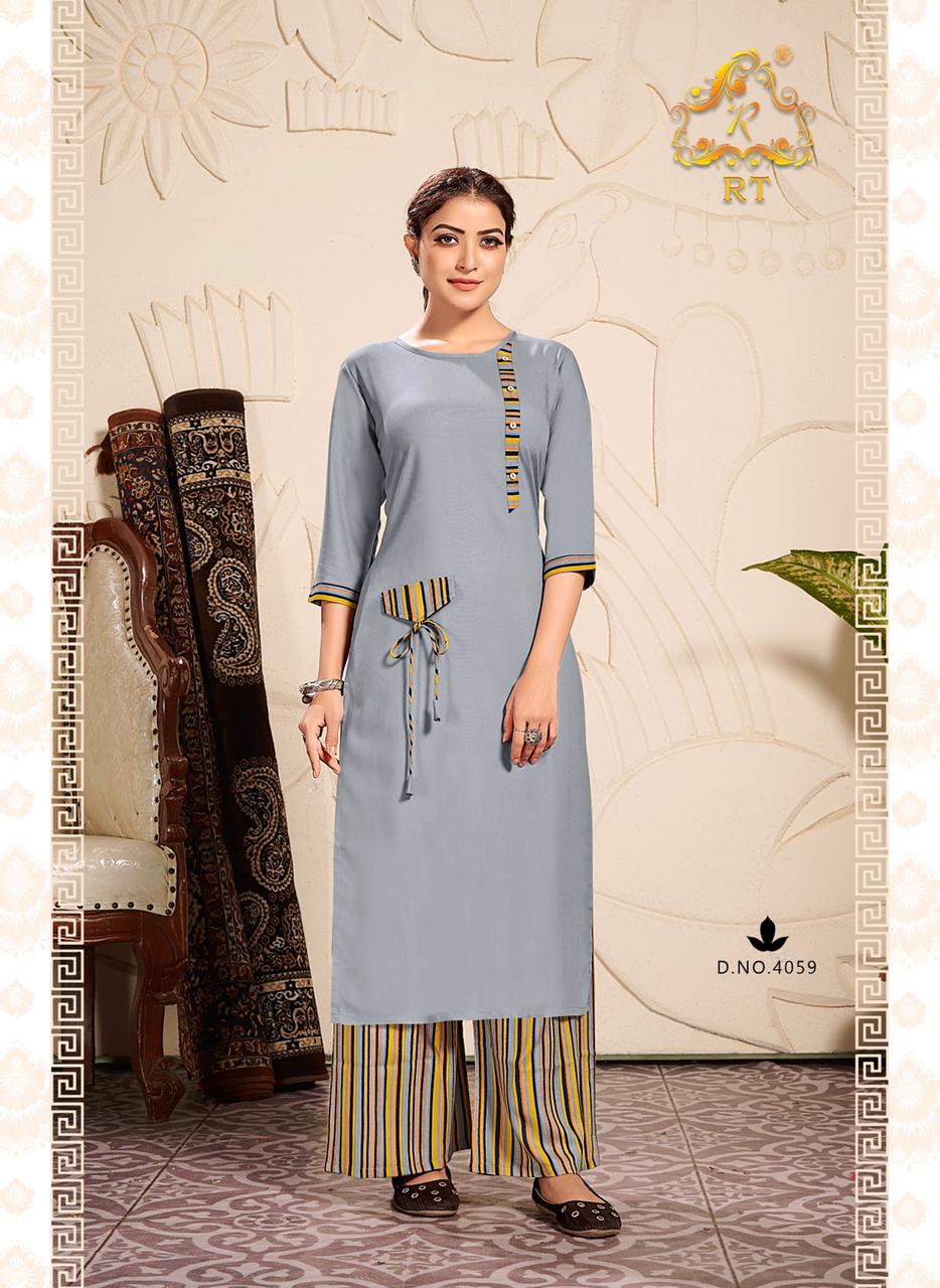 Rt Presents Plazzo Queen Vol 10  Kurti With Bottom Collection