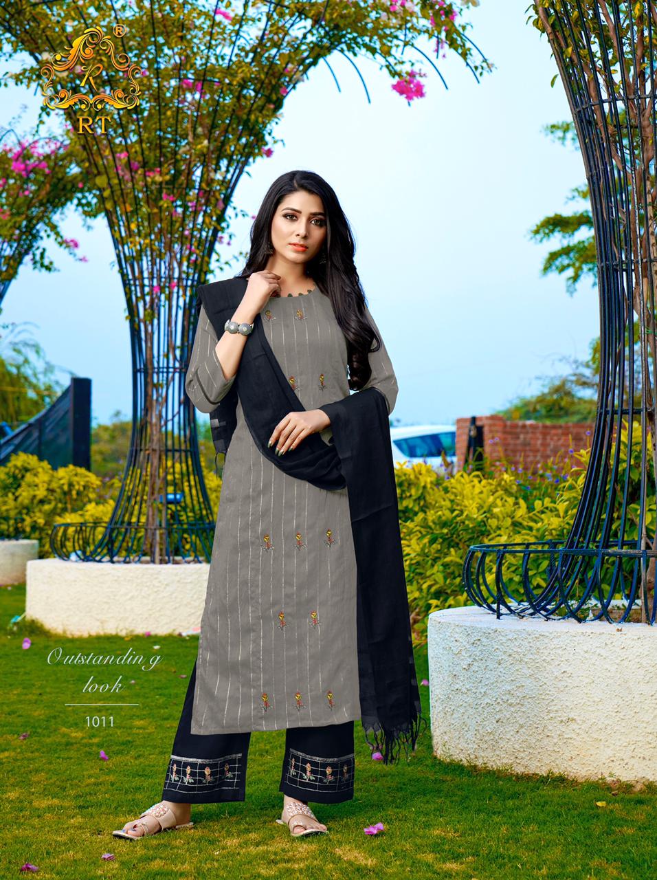 Rt Vasant Vol 2 Kurti With Bottom And Dupatta (3 Pieces) Buy Ladies Kurtis Wholesaler