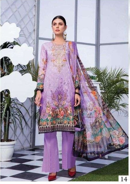 Sana Safinaz Lawn Vol 10 Nx21 Lawn Printed Dress Material Catalog
