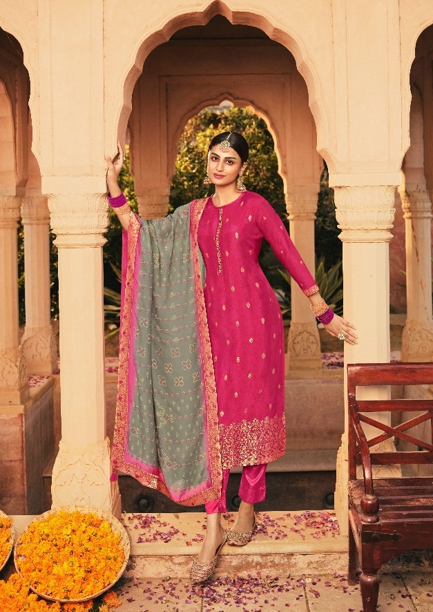 Lt Nitya Bandhani Festive Wear Designer Salwar Kameez Catalog