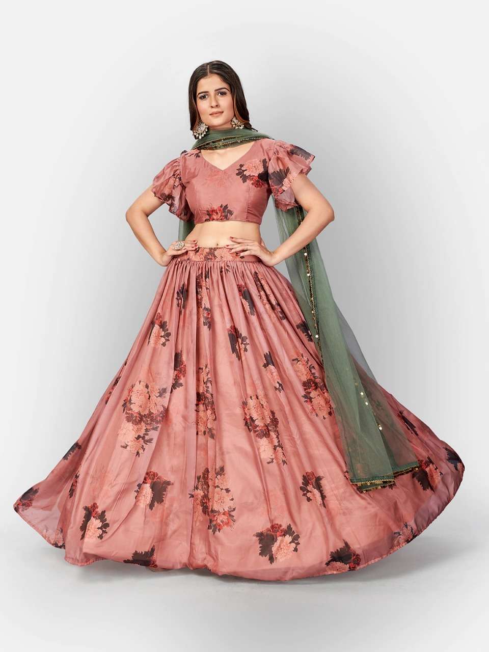 Reception Party Designer Lehenga Choli | Marriage Indian Dress