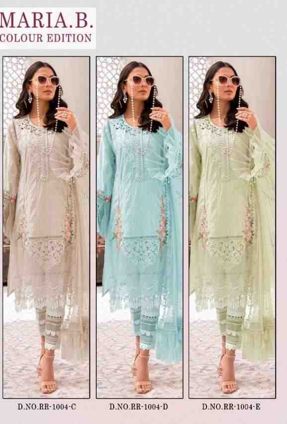 Rang Rasiya Maria B  Heavy Embroidered Patches Pakistani Suits On Wholesale