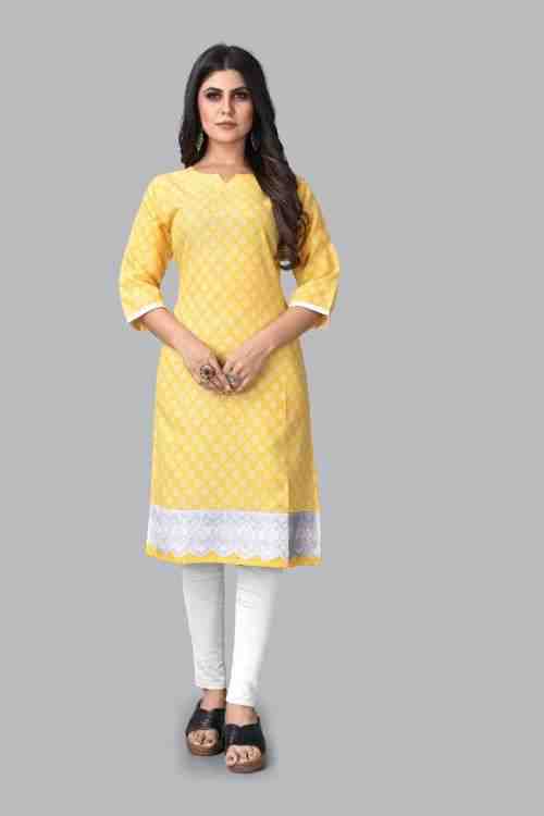 Shubh 14 Beautiful Regular Wear Printed Kurti Collection On Wholesale