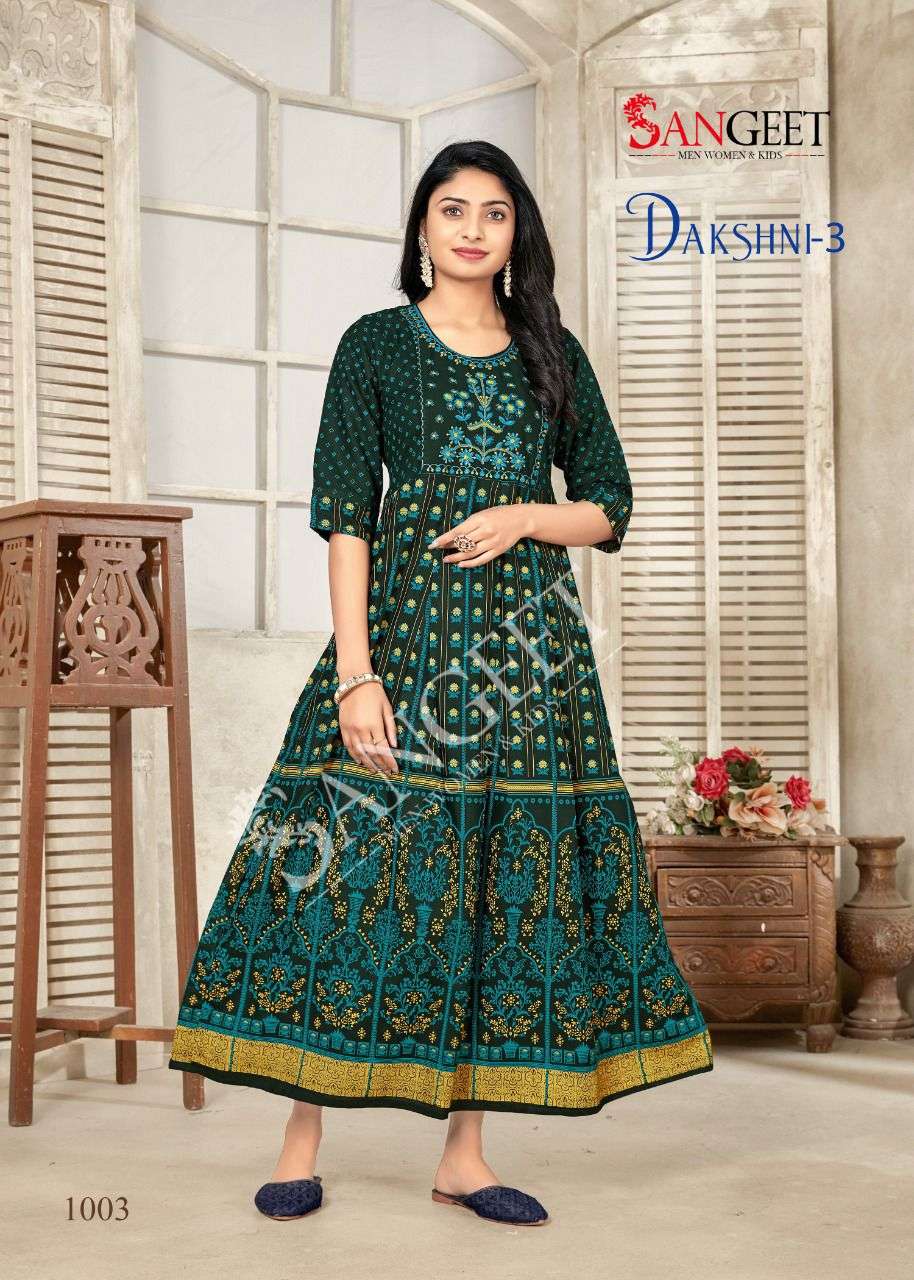 Sangeet Presents Dakshni-3 Cotton Kurti Wholesaler