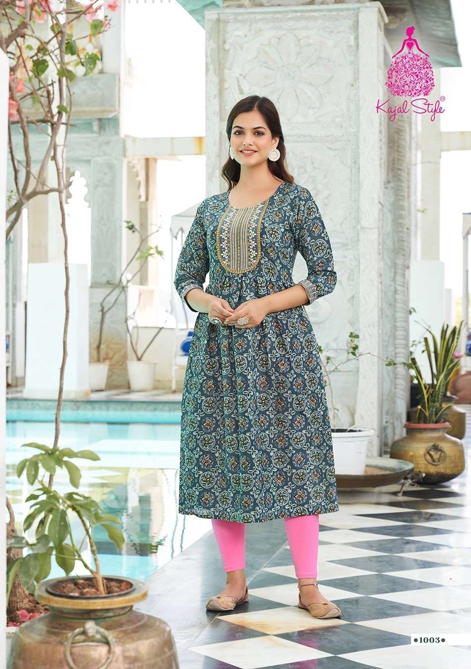 KAJAL STYLE KESARIYA VOL.1 nayracut kurati Wholesale catalog