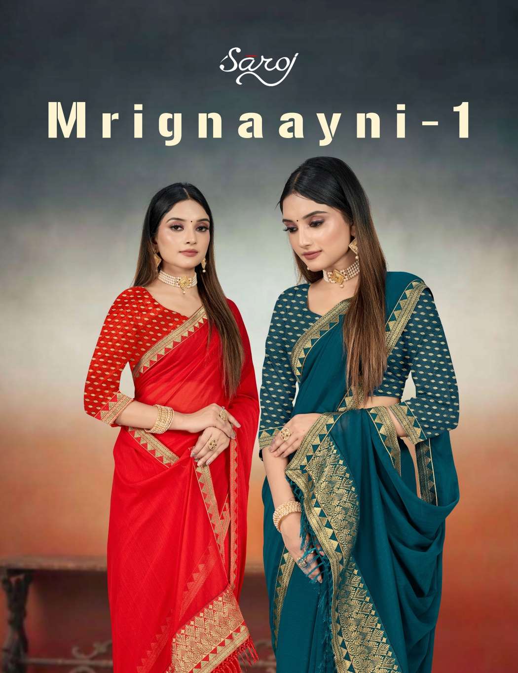 Saroj textile presents Mrignaayni vol 1 casual sarees catalogue