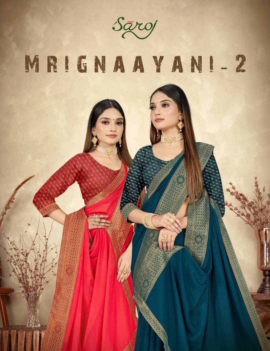 Saroj textile presents Mrignaayni vol 2 casual sarees catalogue