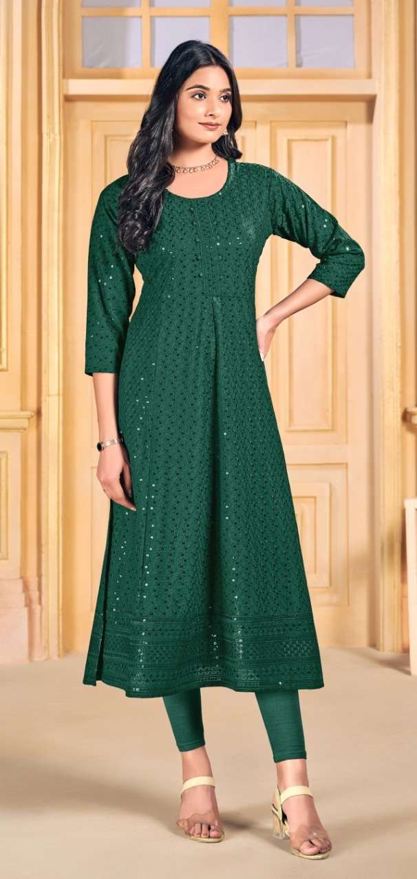 TUNIC HOUSE BUGATTI ANARKALI Kurti Wholesale catalog