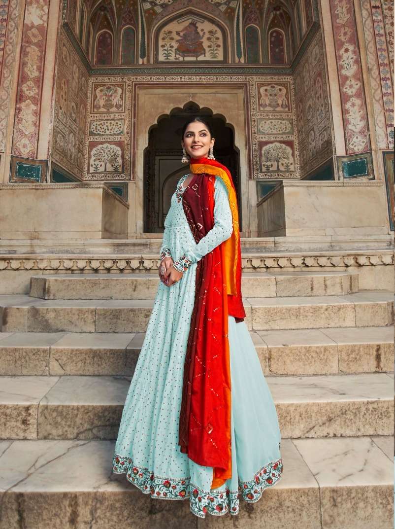 Stitched anarkali outlet gown