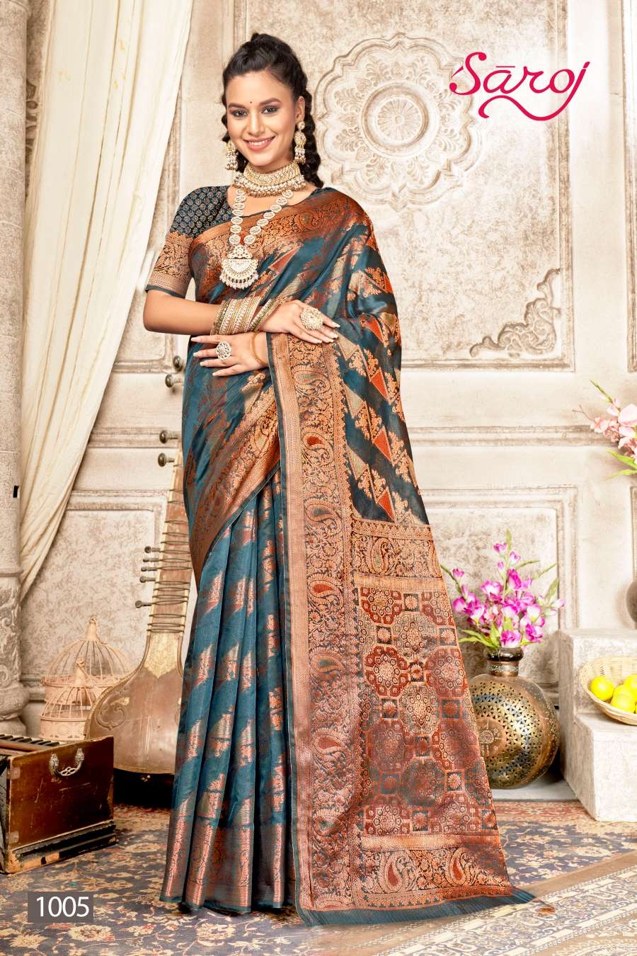 Jacquard Silk Saree