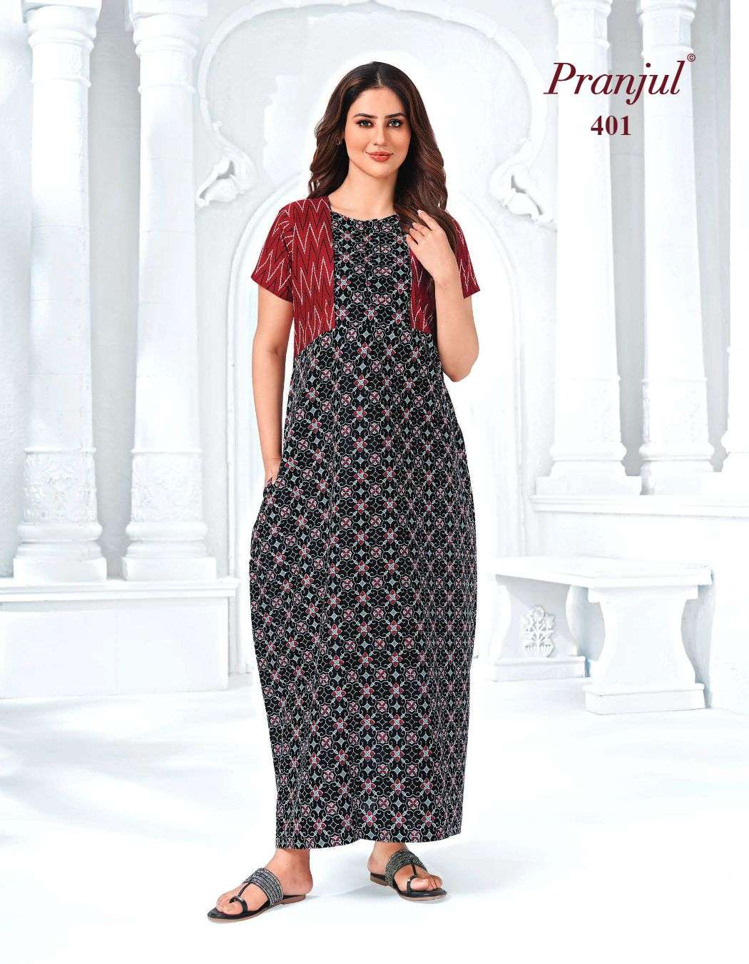 Pranjul Pragati Nighties Vol-6 - Wholesale Catalog