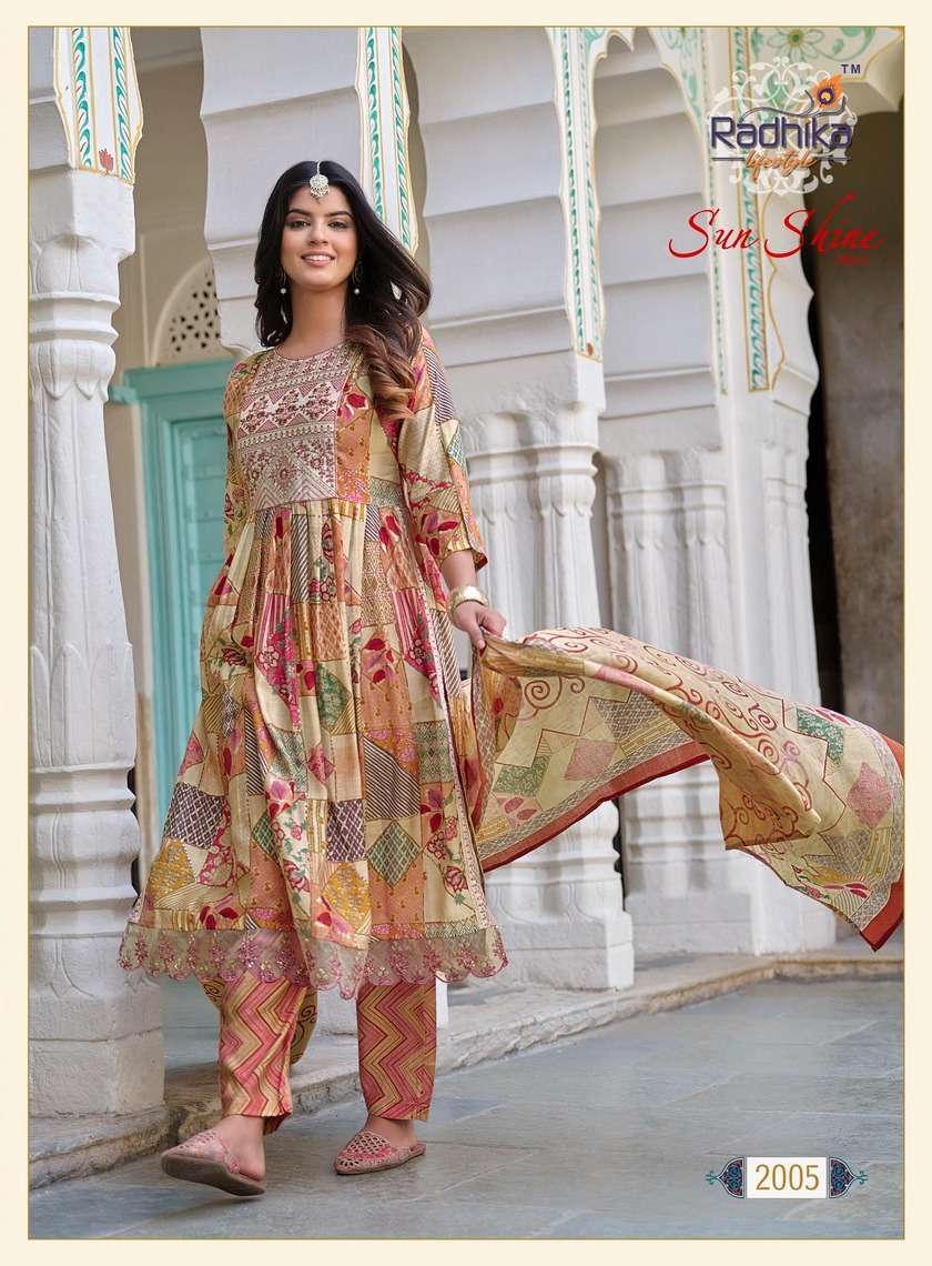 Buy Rung Parampara Festive Wear Nayra Cut Printed Top Bottom Dupatta  Collection