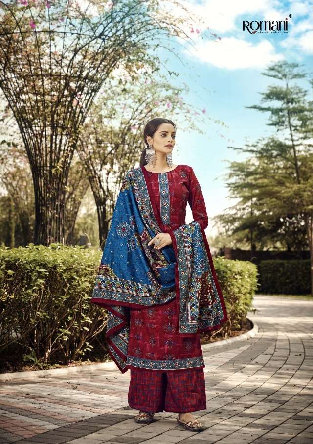 Buy Rosaniya Digital Printed Pashmina Dress Material Salwar suit for Women  for Winter wear with Shawl (JASMIN1003_Winter Suit_Grey_woolen suit women)  at Amazon.in