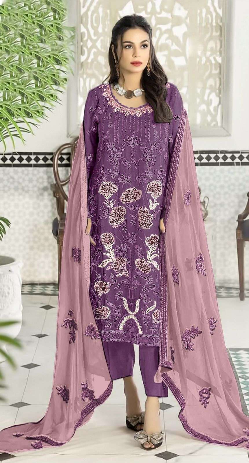 Serine S 202 B To E Pakistani Georgette Salwar Kameez Wholesale catalog