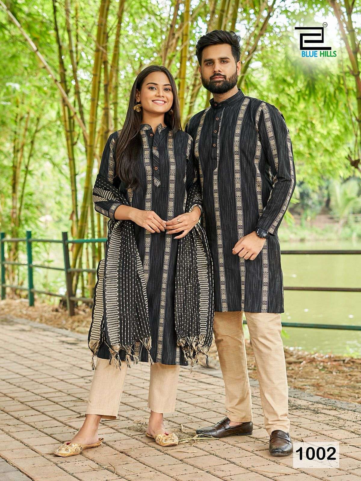 Soul Mates 1002 Couple Matching Kurta Wholesale catalog