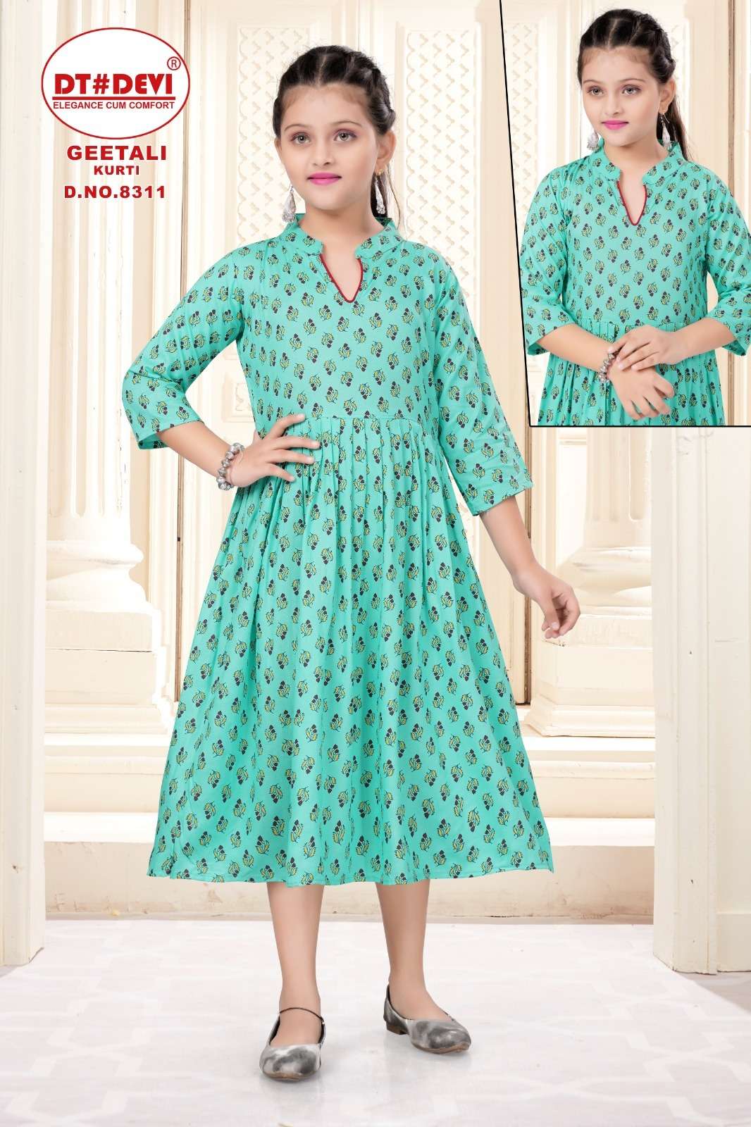 GEETALI REYON PRINT KURTI Wholesale catalog