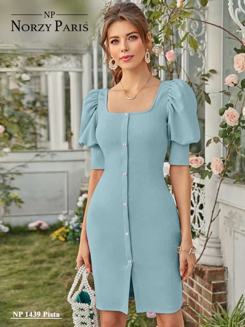 NORZY PARIS  NP 1439 Pista  Designer Dress Wholesale catalog