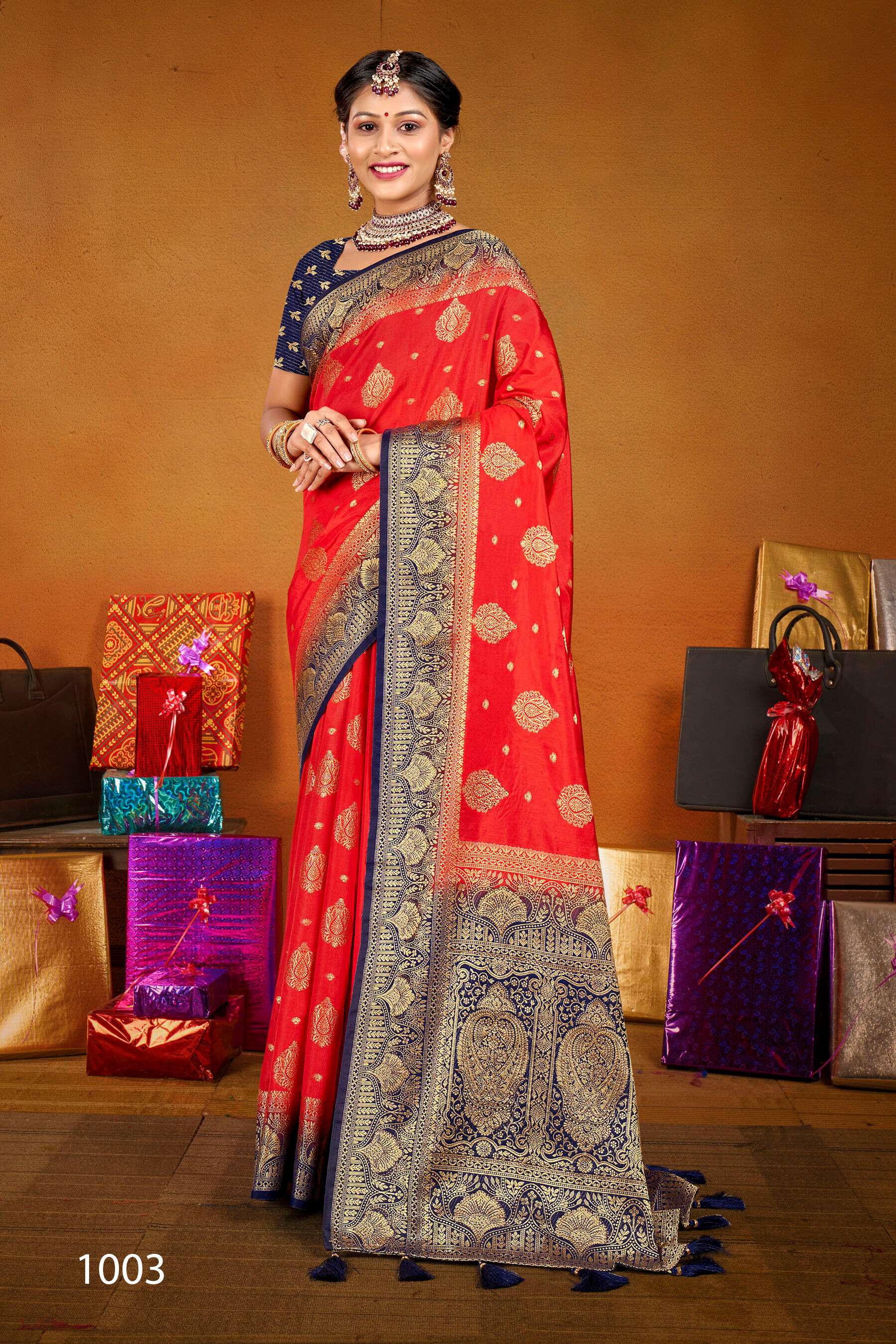 Latest Unique Silk Saree Color Combinations | Tulsi Silks