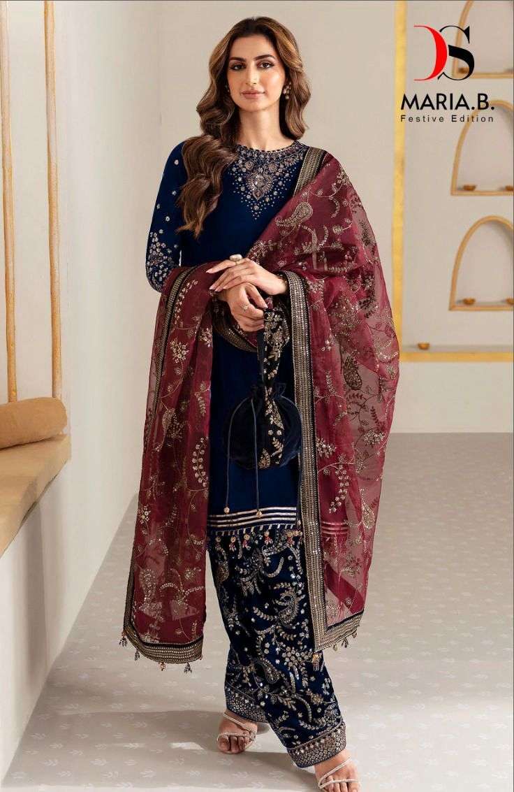 Deepsy Mariya B Velvet 3284 Salwar Suits Wholesale catalog