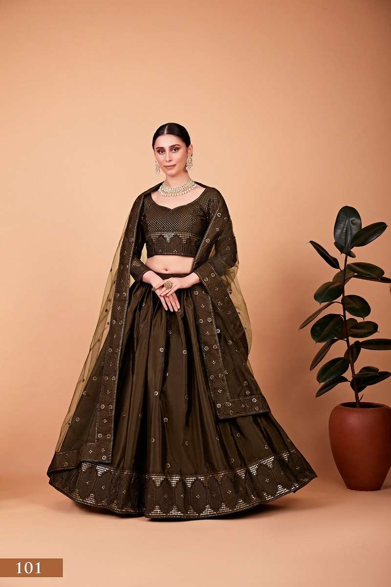 NAYRA VOL – 1 MEHNDI Lehenga choli Wholesale catalog