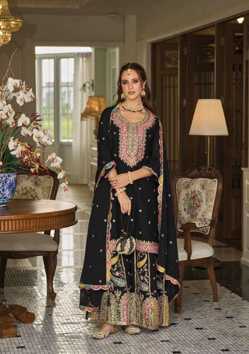 Eba Safroon Vol 3 Colour Addition Salwar Kameez Wholesale catalog