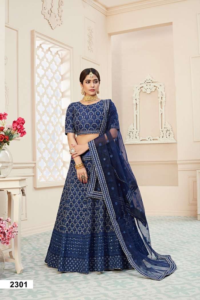 Embroidered Bridal Lehengas, Size: Free Size at Rs 17275 in Surat | ID:  2852845093173