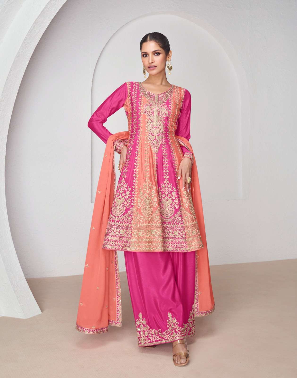 Aashirwad Suhana Premium Chinon Salwar Kameez Wholesale catalog