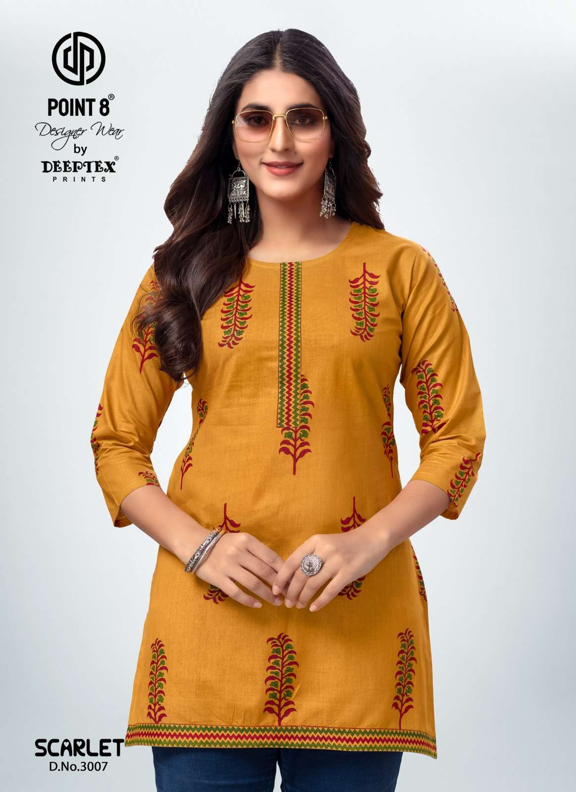 Deeptex Scarlet Vol-3 – Short Tops Wholesale Catalog