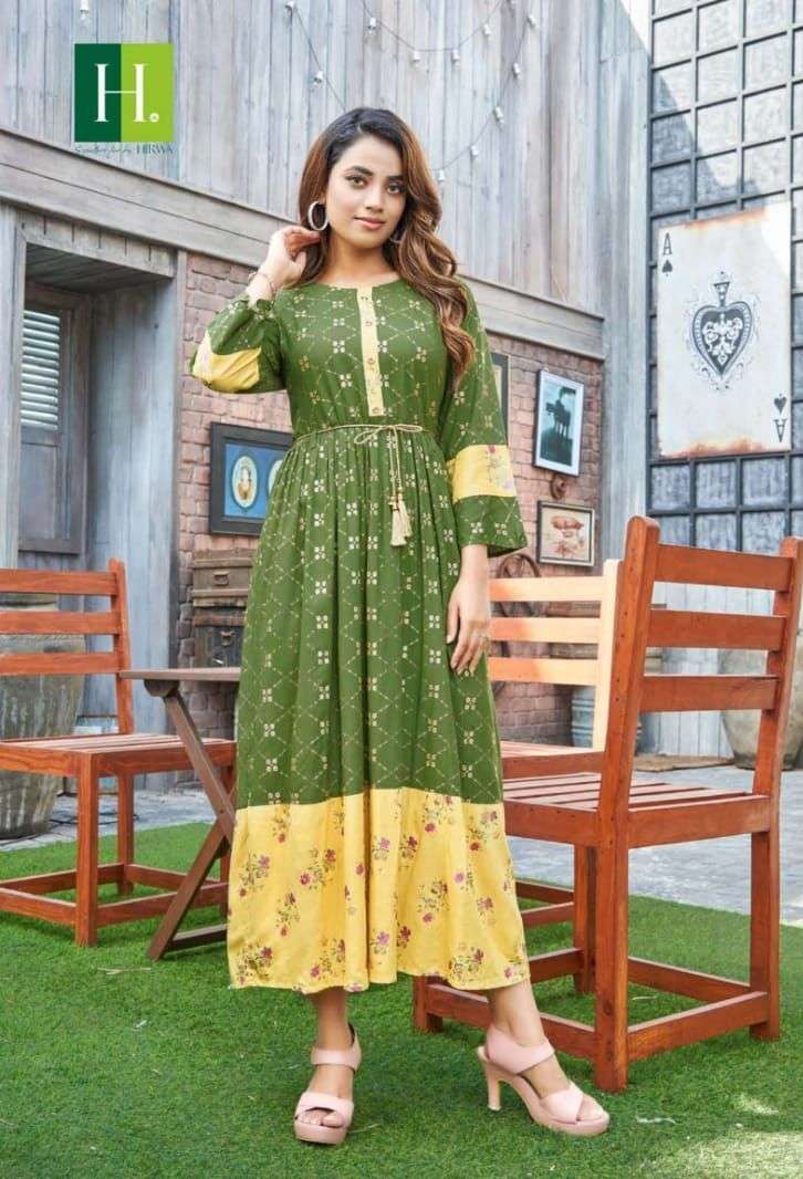 HIRWA GOLDEN IKKAT VOL.1 Kurti Wholesale catalog