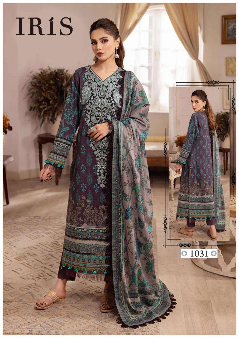 Iris Afsanah Vol 4 Luxury Heavy Cotton Dress Material Wholesale catalog