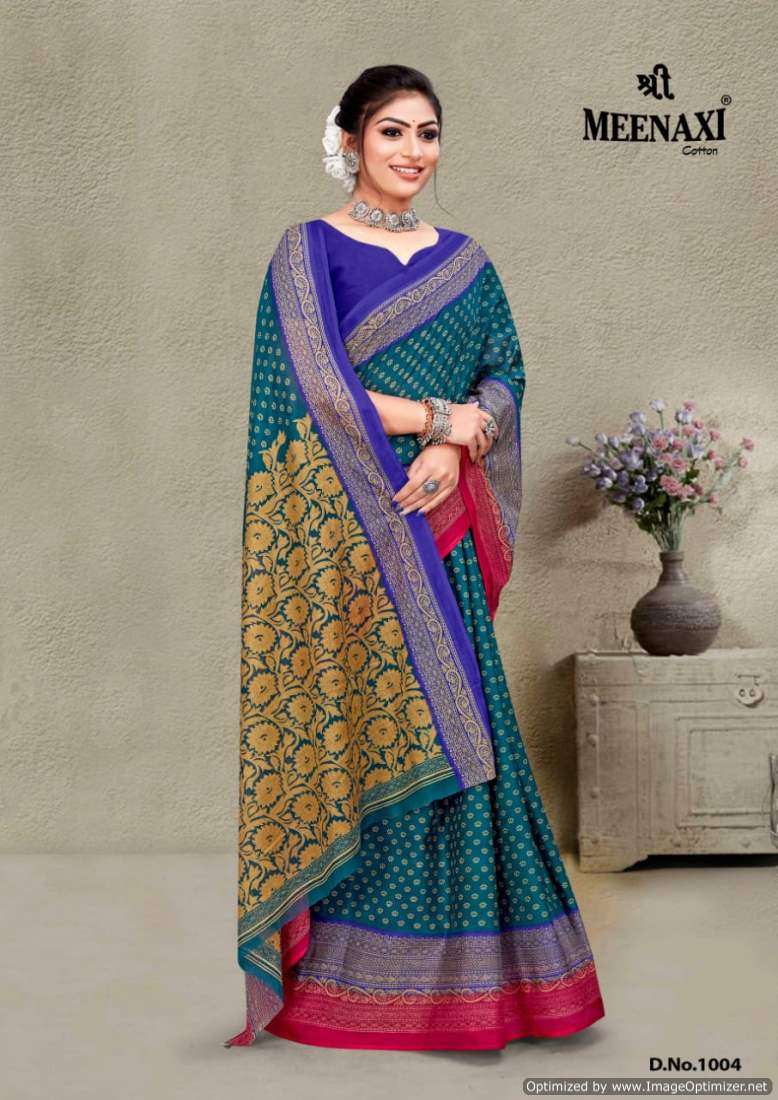 Meenaxi Krishnaveni Vol-1 – Cotton Saree - Wholesale Catalog