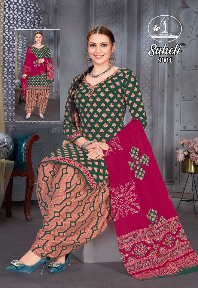 Miss World Saheli Vol-9 – Dress Material - Wholesale Catalog