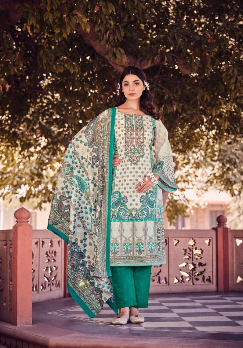Zulfat Jannat Exclusive Designer Print Cotton Dress Material Wholesale catalog