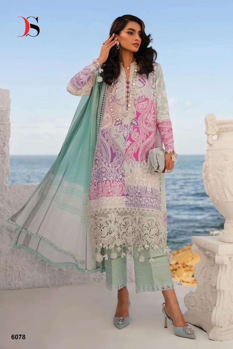 Deepsy Sana Safinaz Lawan 24 Vol 2 Cotton Dupatta Pakistani Suits Wholesale catalog